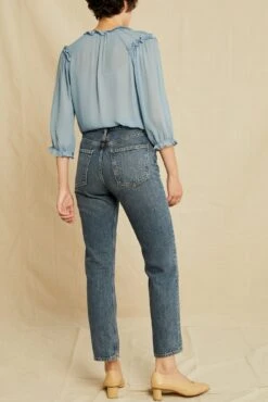 Silva Crinkle Cupro Blouse - Pool -Women Clothing Sales 0804 Silva Pool 3390 web d941c28c f6cb 4312 aef0 971abda5aab5