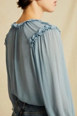 Silva Crinkle Cupro Blouse - Pool -Women Clothing Sales 0804 Silva Pool 3495 web 2433f986 f4f1 4928 bae5 696ff49892dd