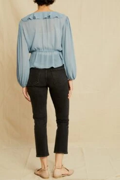 Yvonne Cupro Blouse -Women Clothing Sales 0805 Yvonne Pool 2913 web