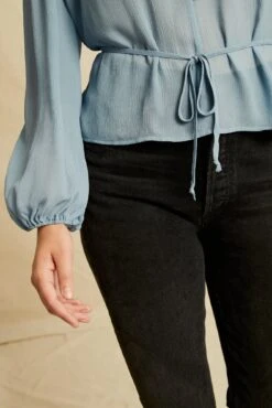 Yvonne Cupro Blouse -Women Clothing Sales 0805 Yvonne Pool 2937 web