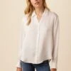 Bixby Eco Textured Viscose Blouse - White