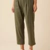 Larisa Femme Fete Pant - Olive
