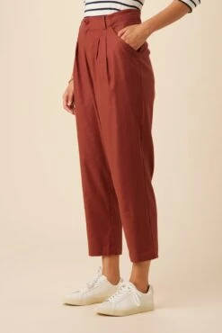 Larisa Femme Fete Pant - Rust -Women Clothing Sales 10074R1 Larisa Rust 2