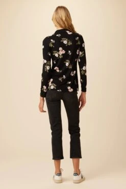 Lux Viscose Knit Turtleneck - Ladera Floral 6 Lux Viscose Knit Turtleneck - Ladera Floral -Women Clothing Sales 10087 Lux Print Ladera Floral 3