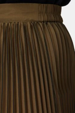 Blaze Skirt - Bronzed Olive -Women Clothing Sales 10108 Blaze Pleated Bronzed Olive 5