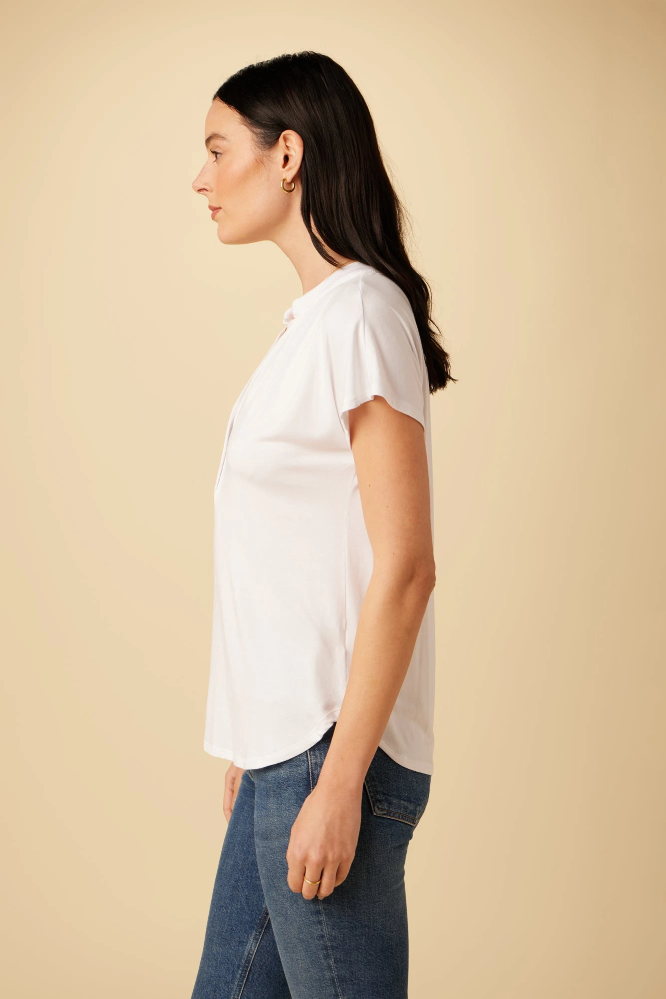 Atlanta Dream Knit Top - White 2 Atlanta Dream Knit Top - White - Image 2