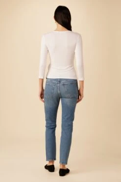 Gladys Dream Knit Top - White -Women Clothing Sales 10135 Gladys Dream Knit White 3