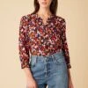 Charlotte 3/4 Sleeve Ecovero Blouse - Villa Floral