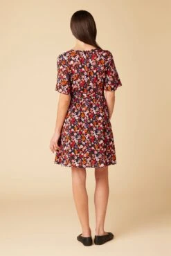 Lulu Ecovero Dress - Villa Floral 7 Lulu Ecovero Dress - Villa Floral -Women Clothing Sales 10152 Lulu Viscose Villa Floral 3