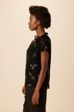 Maisie Chiffon Blouse - Nahlia Floral -Women Clothing Sales 10156 Maisie Lined Nahlia Floral 2