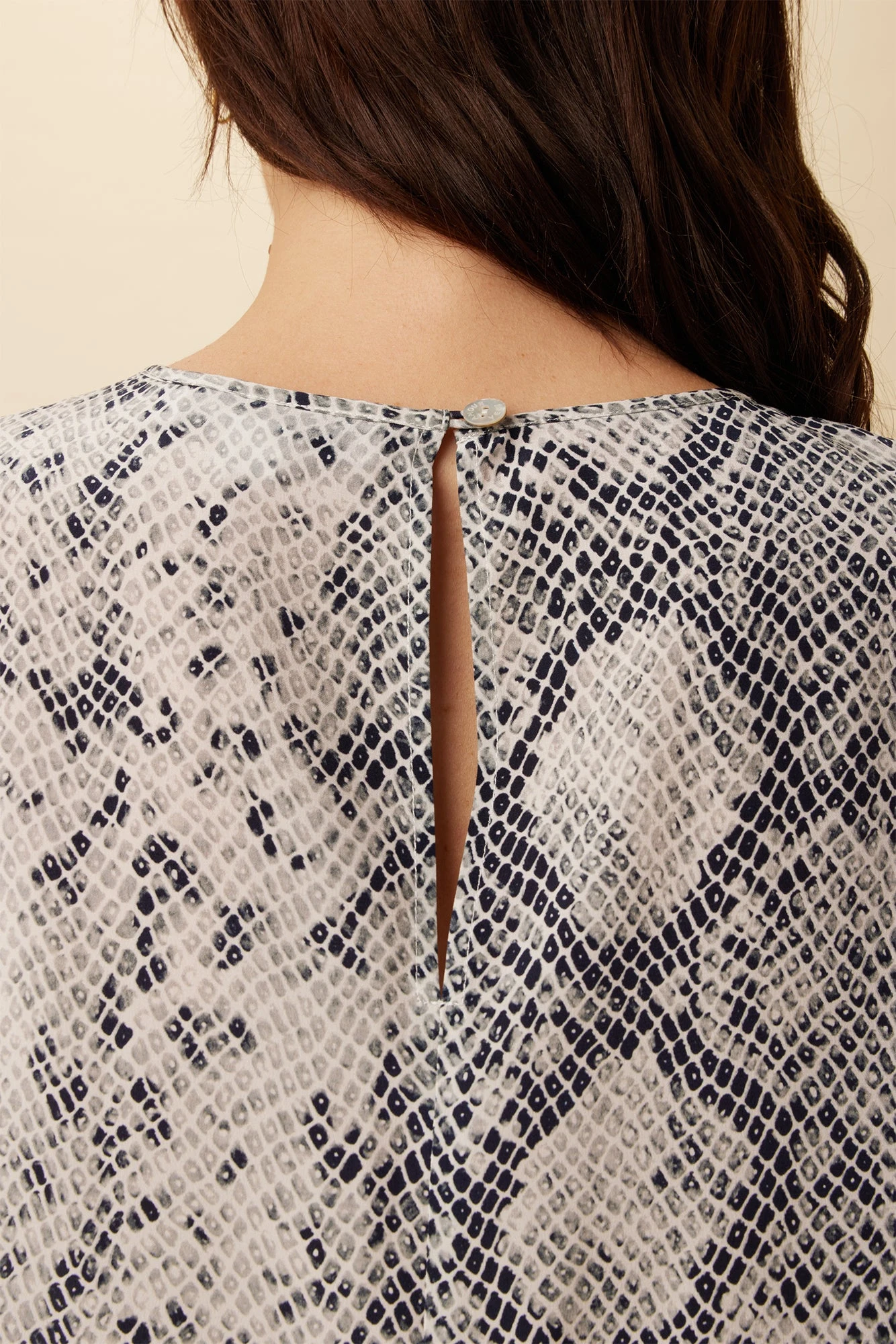 Odilia Washable Silk Blouse - Serpentine 5 Odilia Washable Silk Blouse - Serpentine - Image 5