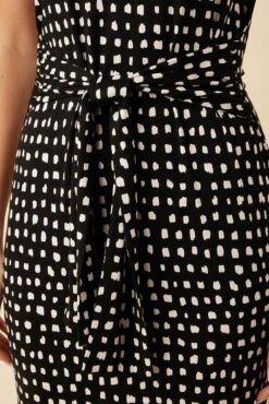 Colombe Viscose Knit Dress - Valencia Dot Black 7 Colombe Viscose Knit Dress - Valencia Dot Black -Women Clothing Sales 10176 SS Colombe Viscose Knit Valencia Dot Black 4