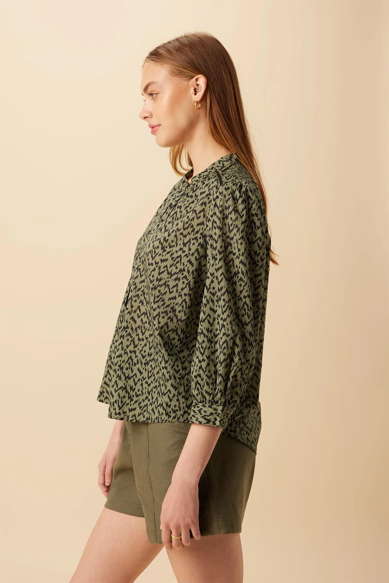 Charlotte Organic Cotton Blouse - Sophia 2 Charlotte Organic Cotton Blouse - Sophia - Image 2