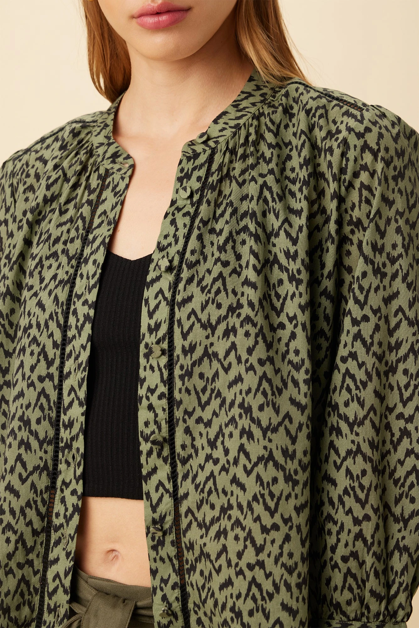 Charlotte Organic Cotton Blouse - Sophia 4 Charlotte Organic Cotton Blouse - Sophia - Image 4