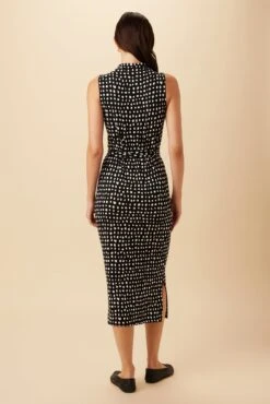 Castile Reverie Knit Dress - Valencia Dot Black -Women Clothing Sales 10184 Ria Black 3 ea582ae1 e98c 495d ab66 ab997996ba5c