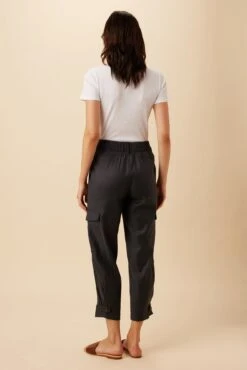 Lyle Femme Fete Stretch Cargo Pant - Pewter -Women Clothing Sales 10212 Lyle Pewter 3