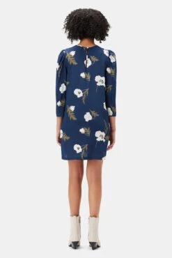 Darla 3/4 Sleeve Washable Silk Dress - Luna -Women Clothing Sales 10237 Darla LS Luna 3