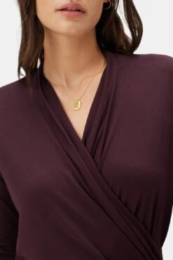 Calais Dream Knit Blouse - Vineyard -Women Clothing Sales 10333 Calais Knit Vineyard 4