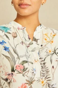 Renata Washable Silk Blouse - Luca Print -Women Clothing Sales 1068 Renata Luca 3211 web 82630479 781c 45ad 9b9b 37a5001b7d49