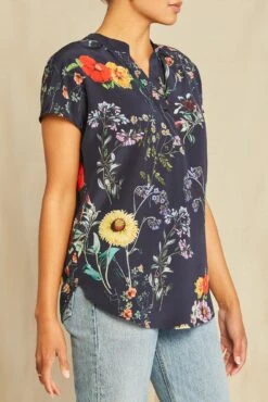 Renata Washable Silk Blouse - Provence Floral -Women Clothing Sales 1068 Renata Provence 3775 web 04e7d13f 7daa 430f 9037 d0f610d0056c