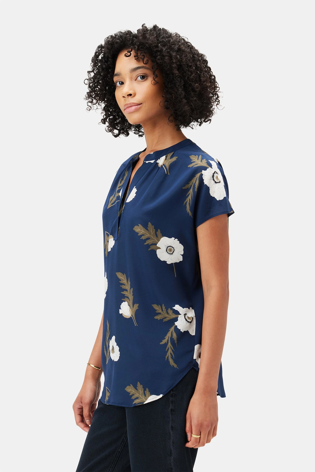 Renata Washable Silk Blouse - Luna 2 Renata Washable Silk Blouse - Luna - Image 2