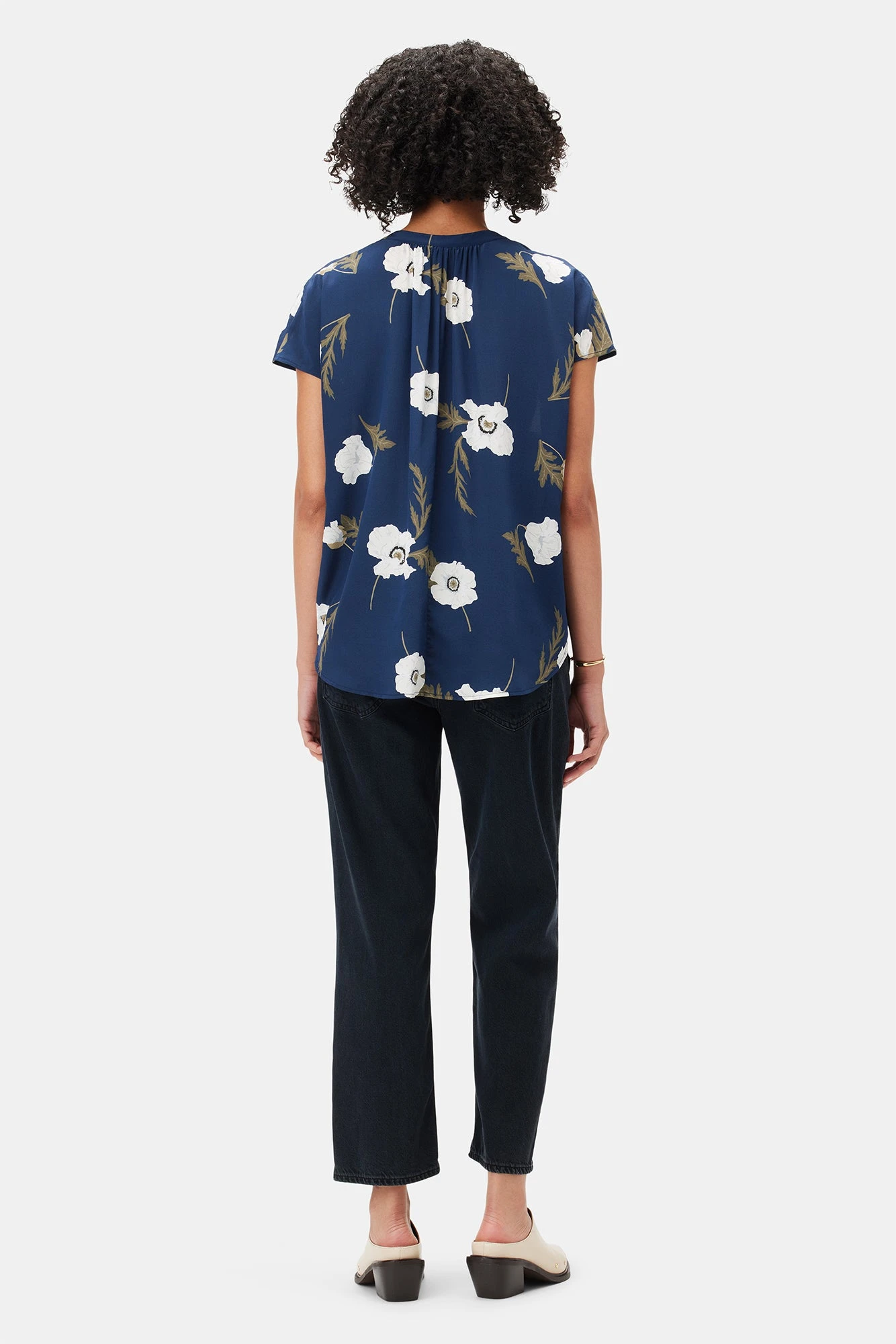 Renata Washable Silk Blouse - Luna 3 Renata Washable Silk Blouse - Luna - Image 3