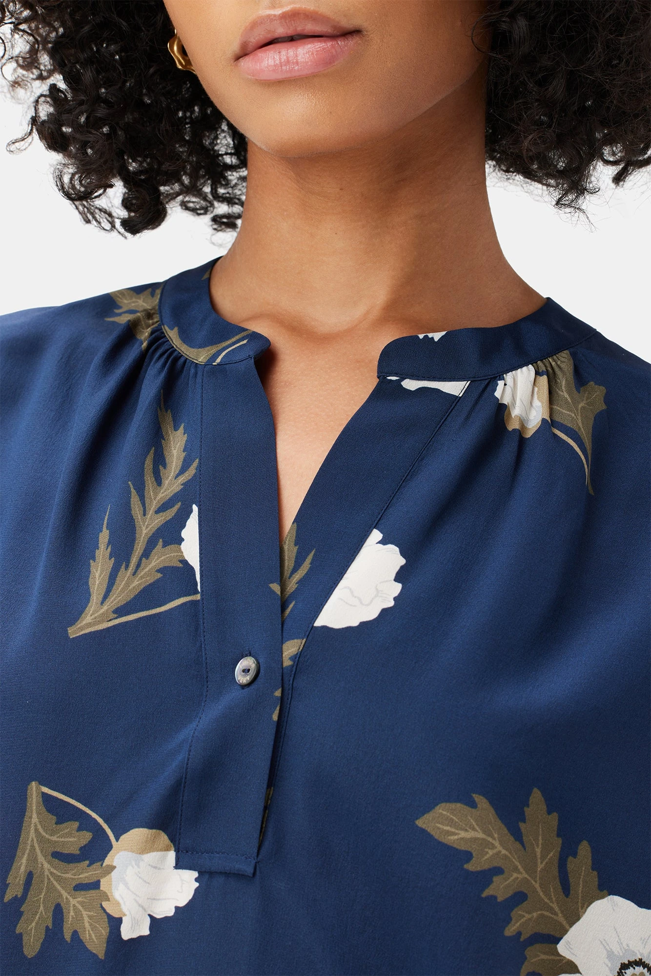 Renata Washable Silk Blouse - Luna 4 Renata Washable Silk Blouse - Luna - Image 4