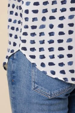 Renata Washable Silk Blouse - Squared Up White 9 Renata Washable Silk Blouse - Squared Up White -Women Clothing Sales 1068 Renata Squared Up White 5