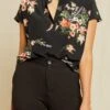 Renata Washable Silk Blouse - Treviso Floral