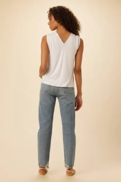 Mora Dream Knit Top - White -Women Clothing Sales 1134 Mora White 3