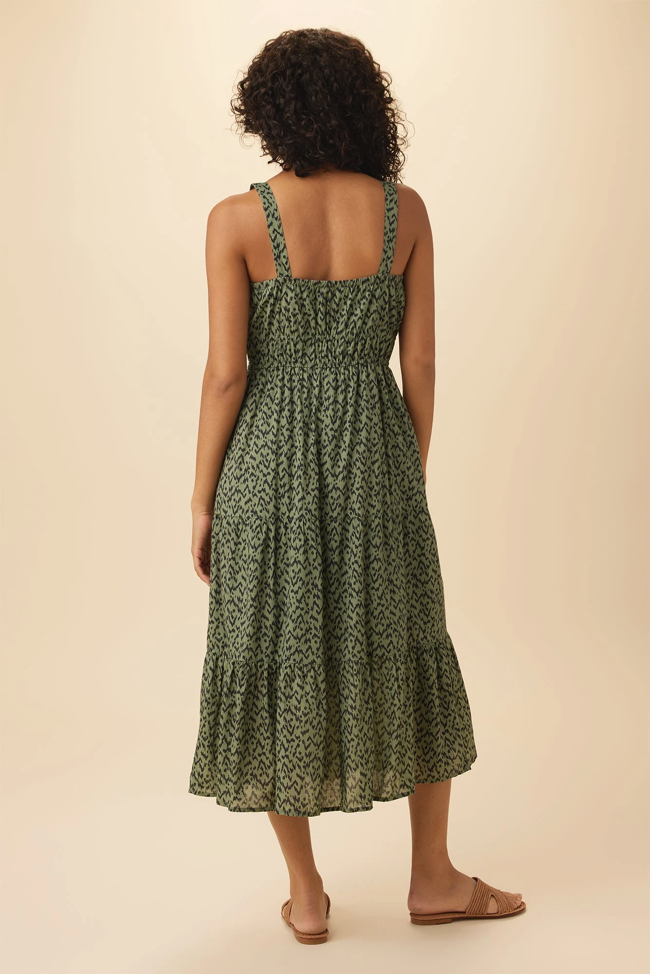 Elio Organic Cotton Midi Dress - Sophia 3 Elio Organic Cotton Midi Dress - Sophia - Image 3