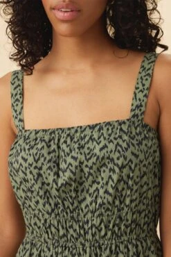 Elio Organic Cotton Midi Dress - Sophia 7 Elio Organic Cotton Midi Dress - Sophia -Women Clothing Sales 14 10183 Elio Cotton Sophia 4