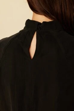 Papillon Cottonseed Cupro Blouse - Black -Women Clothing Sales 20 0156 Papillon Black 5