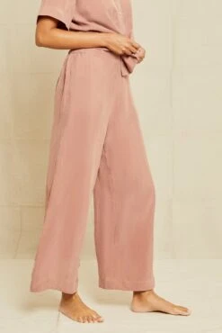 Mabel Cottonseed Cupro Pajama Pants - Quartz -Women Clothing Sales 211013 AV October ECOMM 0222MabelPJBottomQuartzCupro 6215 web 363caee4 3660 4cc4 9a2b e758a7241e08