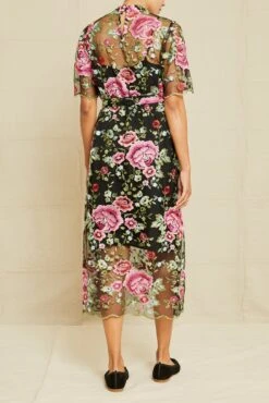 Brielle Upcycled Dress - Simone Floral -Women Clothing Sales 211013 AV October ECOMM 0748BrielleSimoneFloralLace75 6523 web