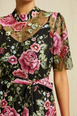 Brielle Upcycled Dress - Simone Floral -Women Clothing Sales 211013 AV October ECOMM 0748BrielleSimoneFloralLace75 6578 web