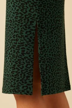 Vindy Reverie Knit Skirt - Forest Leopard -Women Clothing Sales 23 0220 Vindy Forest Leopard 5