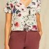 Willa Washable Silk Blouse - Windsor Floral
