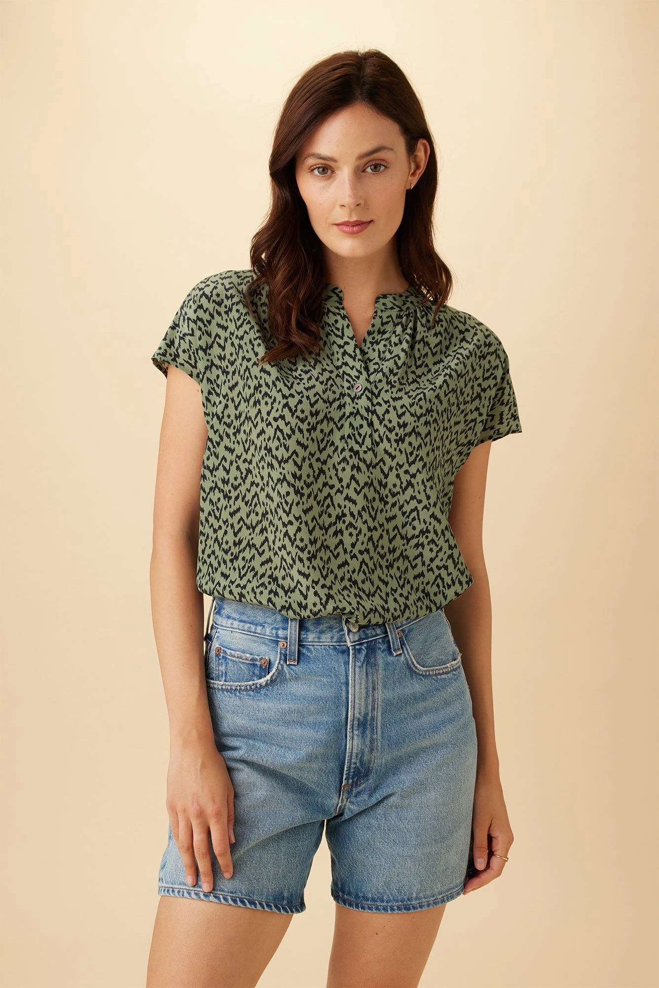 Renata Washable Silk Blouse - Sophia 1 Renata Washable Silk Blouse - Sophia