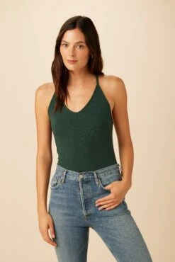 Jada Dream Rib Tank - Darkest Spruce