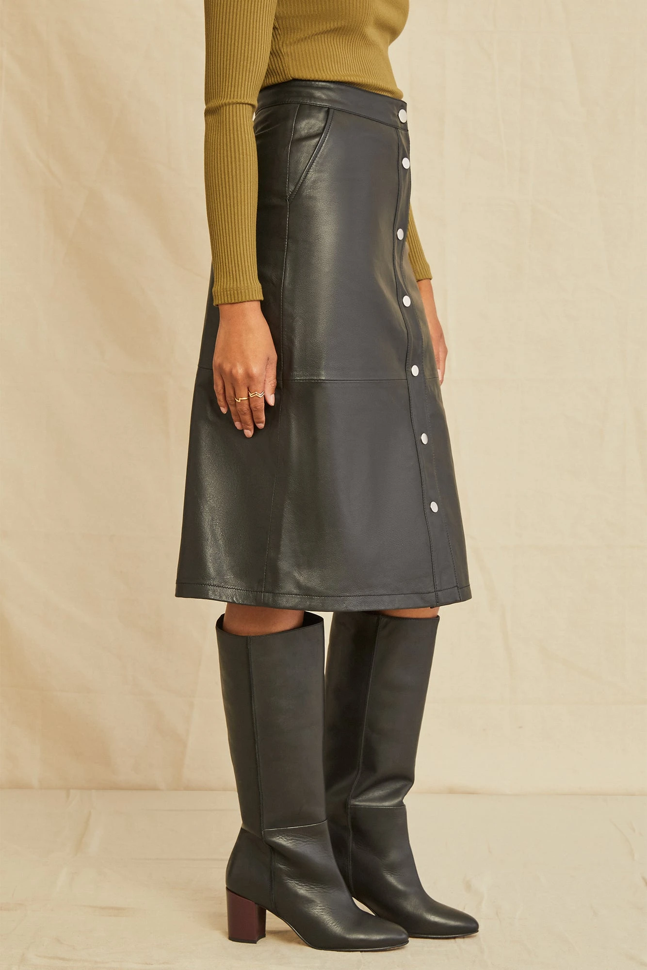 Deadwood Lara Skirt - Black 2 Deadwood Lara Skirt - Black - Image 2