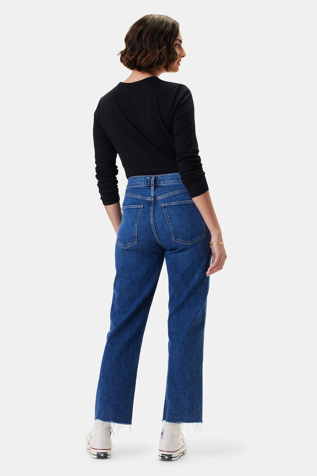 AGOLDE Kye Mid Rise Straight Crop Jean - Mirage 4 AGOLDE Kye Mid Rise Straight Crop Jean - Mirage - Image 4