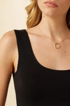 Iris Dream Knit Tank - Black 7 Iris Dream Knit Tank - Black -Women Clothing Sales 4012 Iris Scoop Neck Tank Black 4