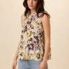 Dahlia Washable Silk Blouse - Isabella Floral