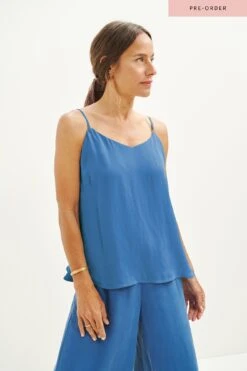 Lisbon Cupro Blouse - Slate -Women Clothing Sales 491 Lisbon Slate 1100 web 32038fb8 b921 4f2d 95a9 6b57c5b23096