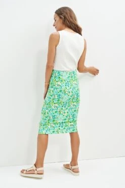 Yuma Viscose Skirt -Women Clothing Sales 6089 Yuma Naples Floral 1533 web