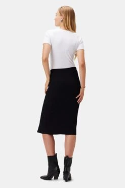 Gadot Paris Rib Skirt - Black -Women Clothing Sales 612 Gadot Novelty Black 3 01aa7a33 1c04 4a7a b129 ceae7736ac86