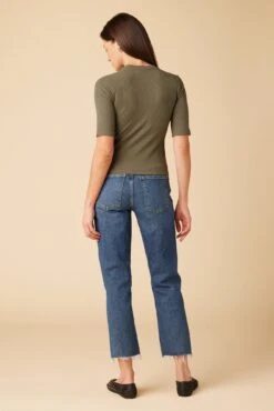 Jane Paris Rib Top - Calla Green -Women Clothing Sales 6 Jane Calla Green 3