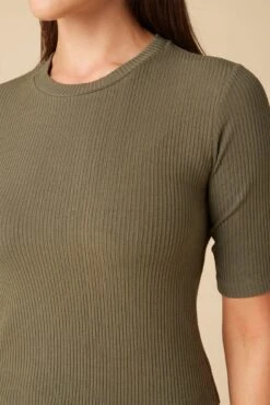 Jane Paris Rib Top - Calla Green -Women Clothing Sales 6 Jane Calla Green 4