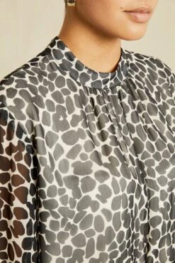 Astrid Nouveau Silk Blouse - Cobblestone Dot -Women Clothing Sales 7090 Astrid Cobblestone Print 12801 web fc0e7c83 cd92 47fb 83d5 b067d7316fcc